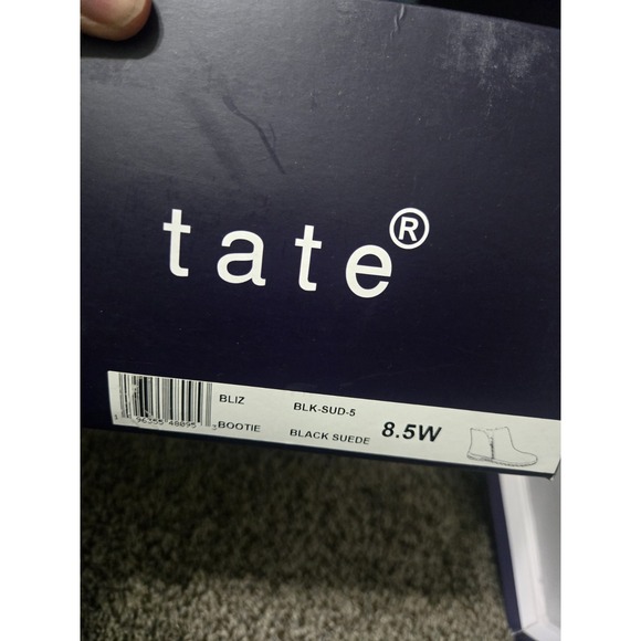 David Tate Fur Lined Black Boots Size 8.5w - Picture 2 of 4